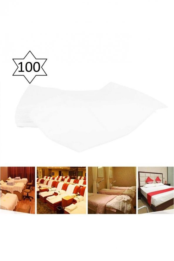 Beyaz 100 Adet 80*240 Dövme Masaj Güzellik Salonu Otel Için Tek Kullanımlık Sedye Örtüsü Çarşafları ürün görseli 1