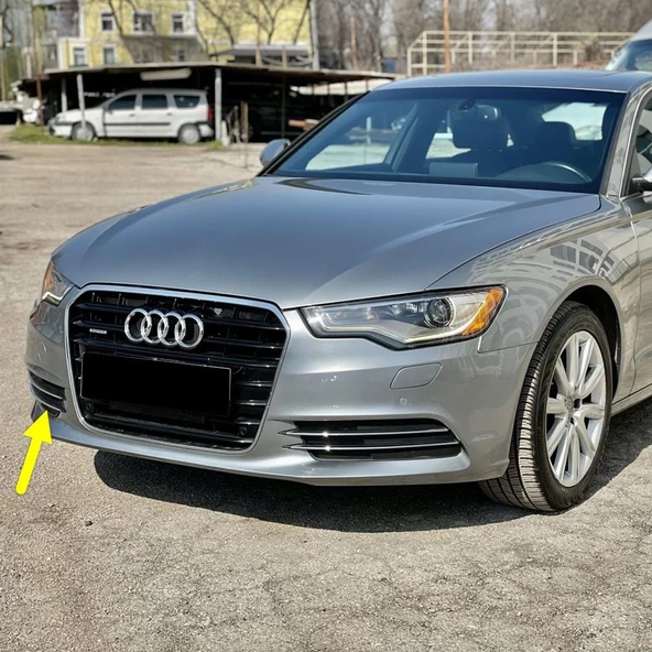Audi A6 2012-2014 Ön Tampon Sağ Sis Farı Kapağı Krom Çıtalı 4G0807682F ürün görseli 1