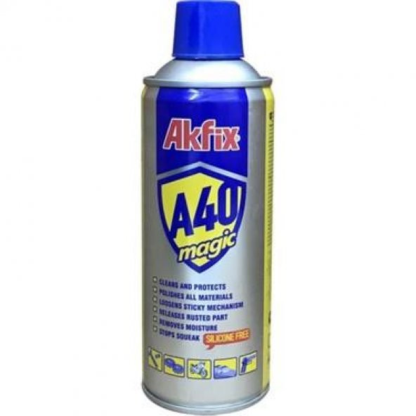 Akfix A40 Magic  Yağlayıcı ve Pas Sökücü Sprey ürün görseli 1
