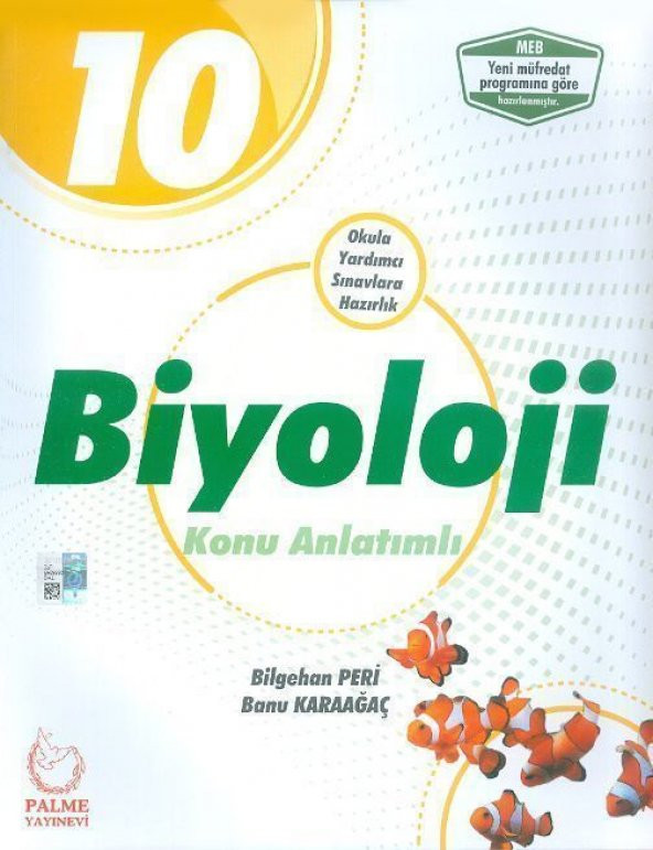 10. Sınıf Biyoloji Konu Anlatımlı Palme Yayıncılık ürün görseli 1