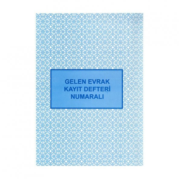 Gelen Evrak Kayıt Defteri Numaralı 22x32 40 Yaprak Artlantis Gelen Evrak Kayıt Defteri Karton Kapak 1 Adet ürün görseli 1