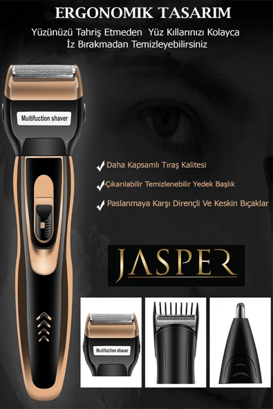 Jasper JPR-2020 Erkek Bakım Seti - Resim 4
