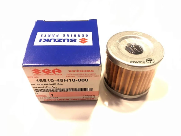 SUZUKI BURGMAN 200 - 400, AN 125 YAĞ FİLTRESİ 16510-45H20-000 ORİJİNAL ürün görseli 1