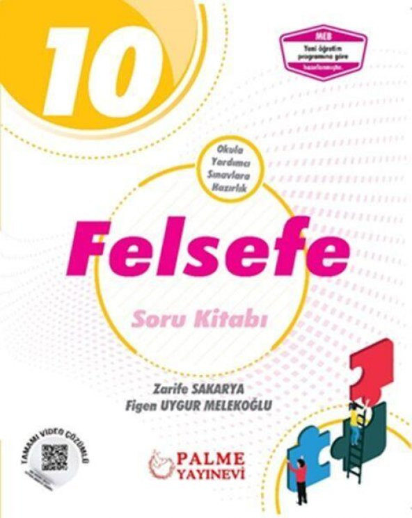 10. Sınıf Felsefe Soru Kitabı Palme Yayınları ürün görseli 1
