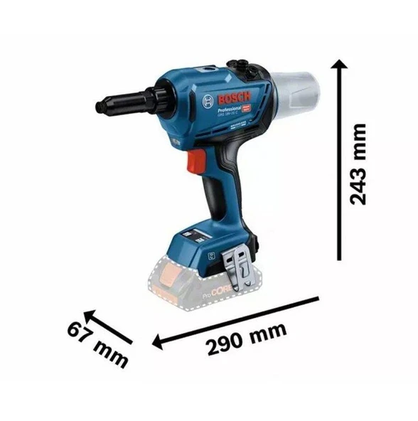 GRG 18V-16 C Perçin Tabancası Solo - Resim 2
