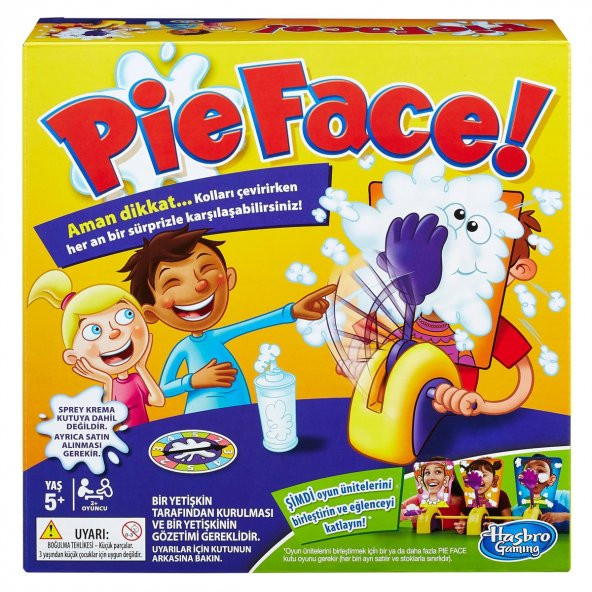 Hasbro Pie Face Pasta Surat Oyunu 5 Yaş ve Üzeri Eğlenceli Kutu Oyunu ürün görseli 1