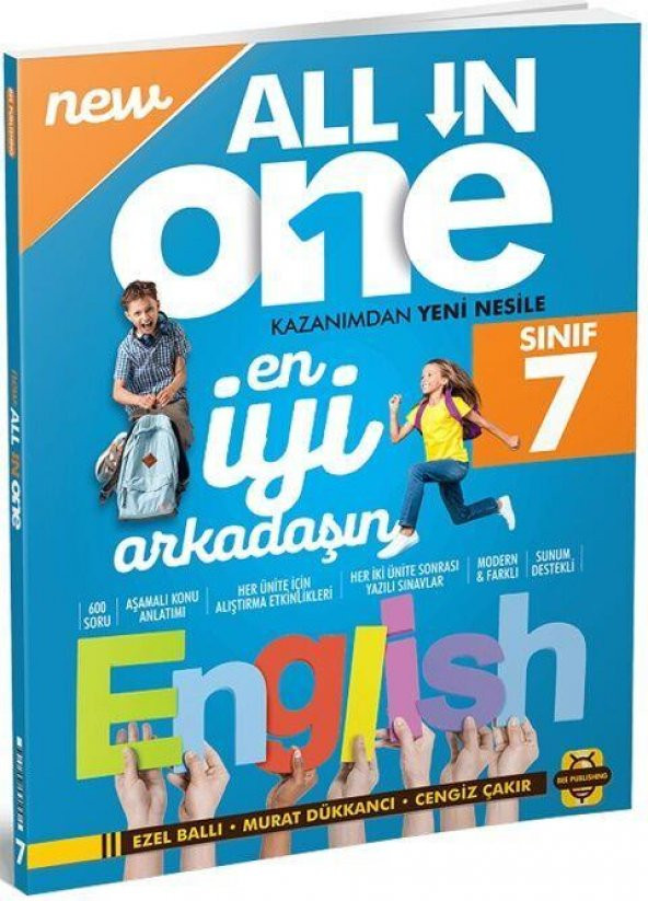 7. Sınıf İngilizce New All In One Bee Publishing ürün görseli 1