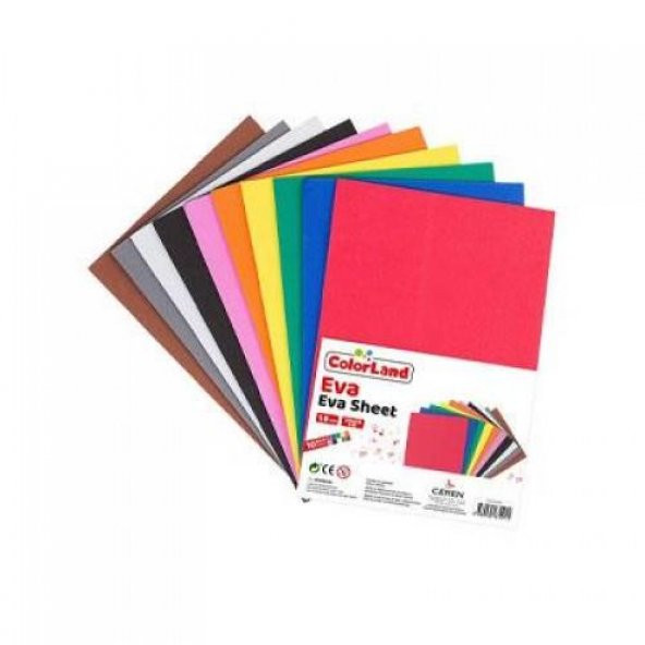 COLORLAND EVA A4 10 RENK (EVA01) ürün görseli 1