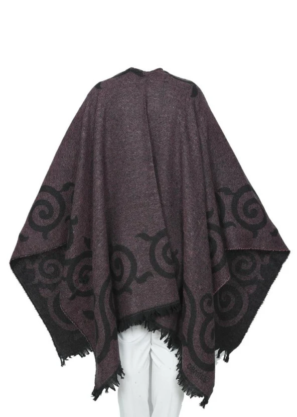 Bordo Renk Sarmaşık Model Panço - Resim 6