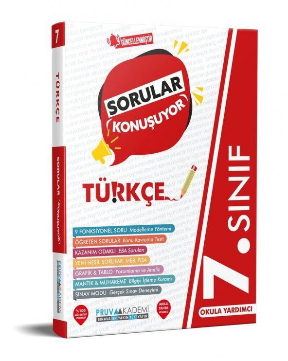 7. Sınıf Türkçe Sorular Konuşuyor Soru Bankası ürün görseli 1