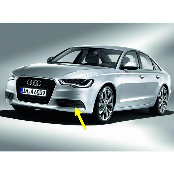 Audi A6 2011-2014 Ön Tampon Sol Sis Farı Kapağı Siyah 4G0807681 ürün görseli 1