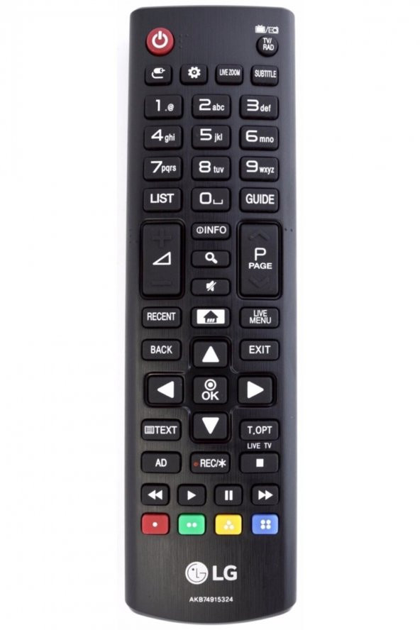 Lg AKB74915324 Uyumlu Smart LED Tv Kumandası Home Tuş KKK5072 ürün görseli 1