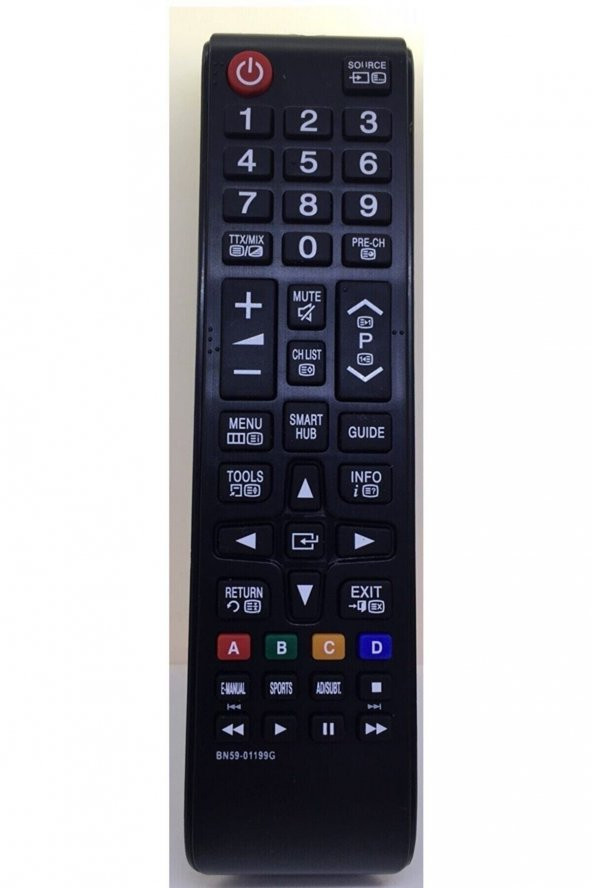 Samsung Aa59-00793a Için Smart Hub Tuşlu Led Tv Televizyon Akıllı Kumandası Kısa KKK12456 ürün görseli 1