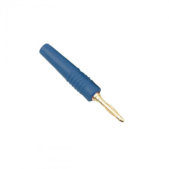 2mm Banana Jack GOLD Mavi ürün görseli 1