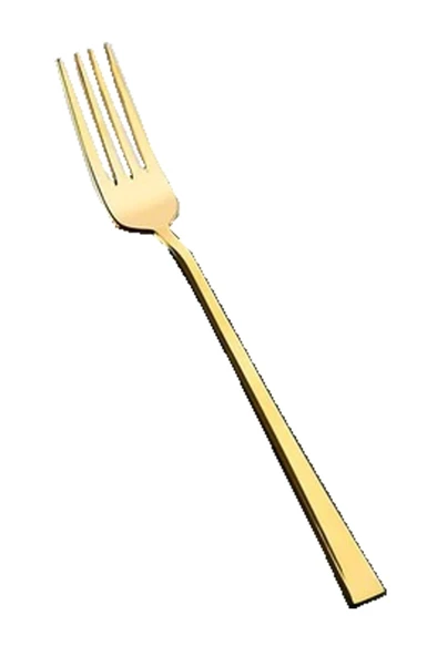 Özlife Dzhg-301 Hüma 12li Yemek Çatalı Gold ürün görseli 1