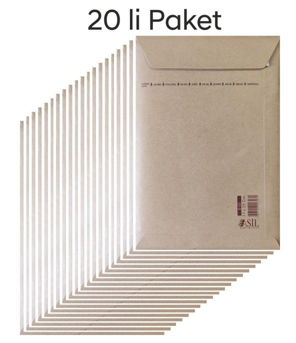 Asil Hava Kabarcıklı Zarf 17x25cm (20 li Paket) ürün görseli 1
