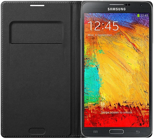 Samsung Galaxy Note 3 Neo N7500 Orjinal Flip Wallet Kapaklı Kılıf ürün görseli 1