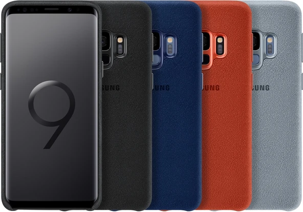 Samsung Galaxy S9 Alcantara Süet Deri Kılıf (Samsung Türkiye Garantili) ürün görseli 1