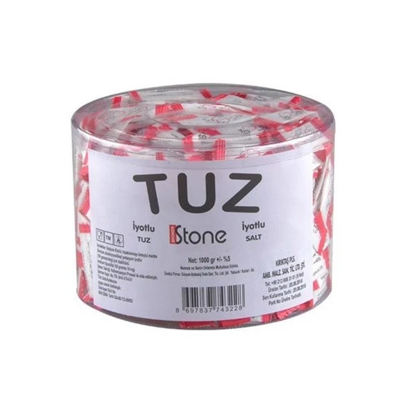 Omnisoft Stone Paketli Kavanoz Tuz 1000 gr ürün görseli 1