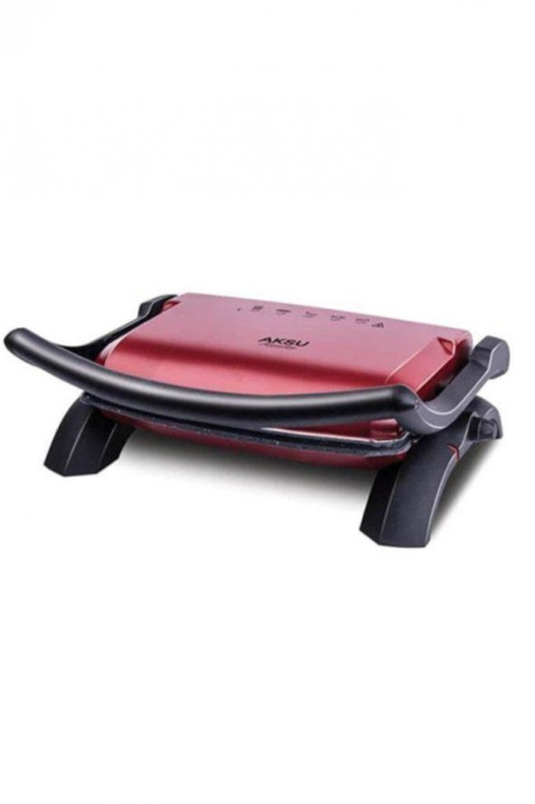 Aksu T28-E Tostadoy Granit Kırmızı 1800 W Tost Makinesi ürün görseli 1
