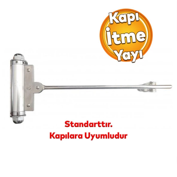 Başel Kapı İtme Yayı Kapı Örtme Kapatma Makanizma Bahçe Çelik Dış Kapı Uyumlu ürün görseli 1