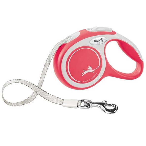 Flexi New Comfort Şerit Otomatik Gezdirme Tasması (M) 5M Kırmızı ürün görseli 1