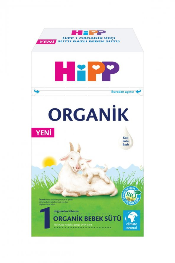 Hipp 1 Keçi Sütü Bazlı Bebek Sütü 400gr ürün görseli 1