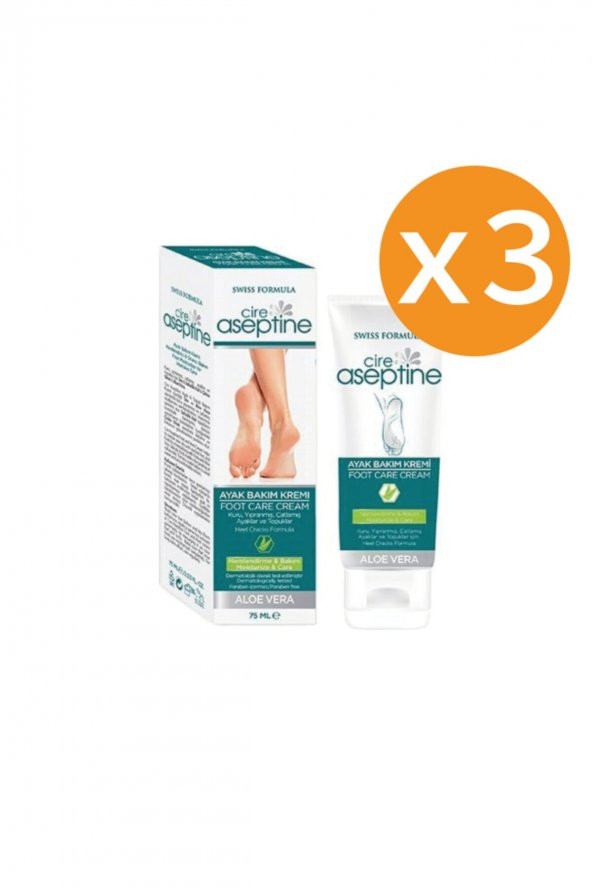 CIRE ASEPTINE Cire Aseptıne Ayak Bakım Kremı 75 Ml X3 ürün görseli 1