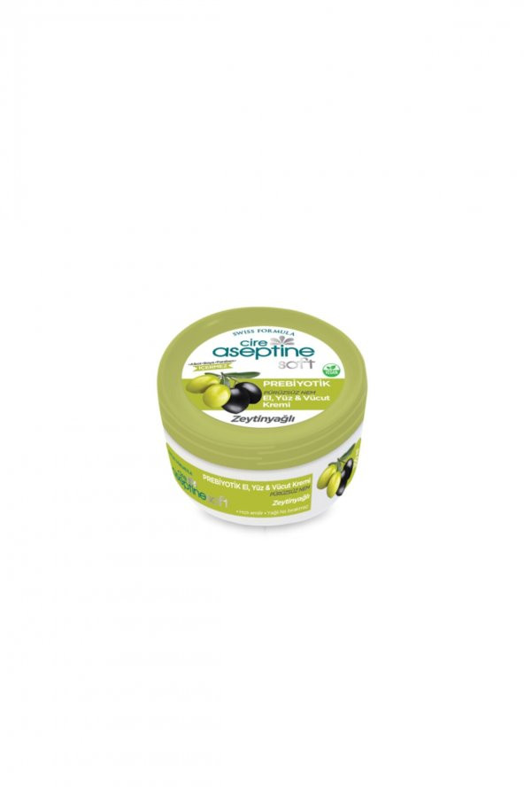 CİRE ASEPTİNE PREBİOTİC KAVANOZ KREM ZEYTİNYAĞLI 300ML ürün görseli 1