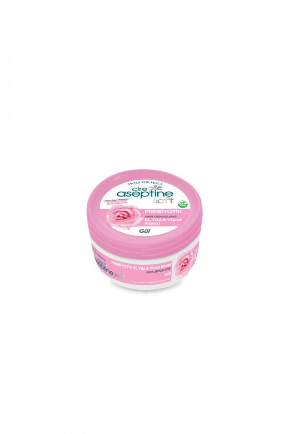 CİRE ASEPTİNE PREBİOTİC KAVANOZ KREM  GÜL 300ML ürün görseli 1