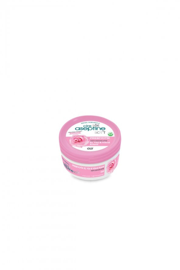 CİRE ASEPTİNE PREBİOTİC KAVANOZ KREM GÜL 200ML ürün görseli 1