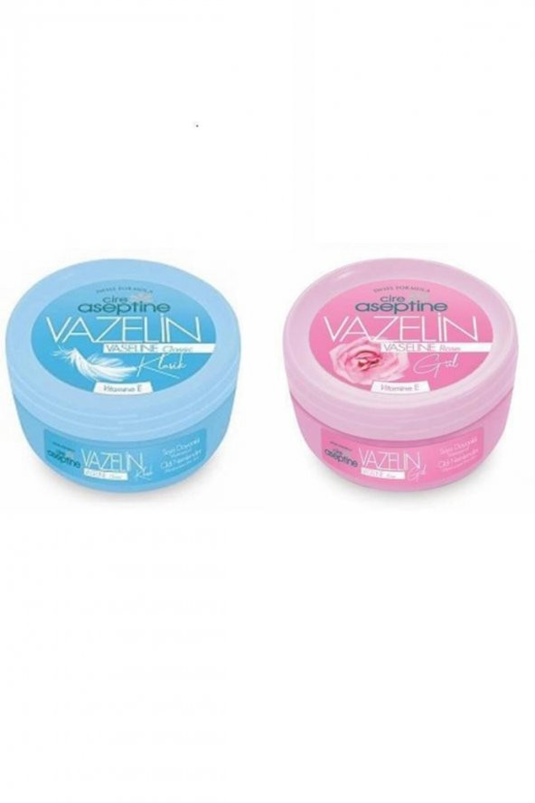 CIRE ASEPTINE Vazelin 150 Ml Klasik + Vazelin 150 Ml Gül (2 Ürün) ürün görseli 1