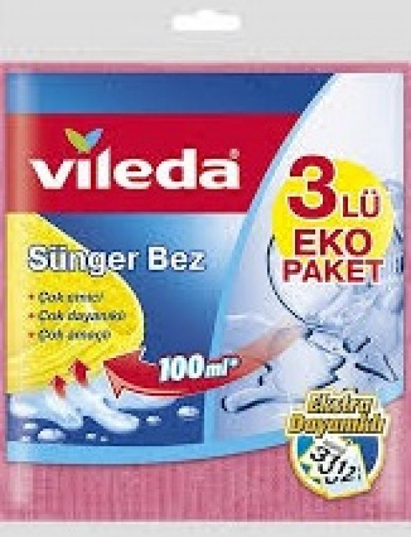 Vileda VİLEDA Sünger Bez 2 + 1 ürün görseli 1