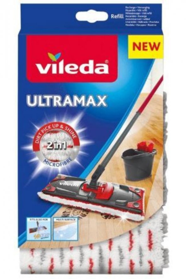 Vileda VİLEDA Ultramat Mikrofiber Yedek Mop ürün görseli 1