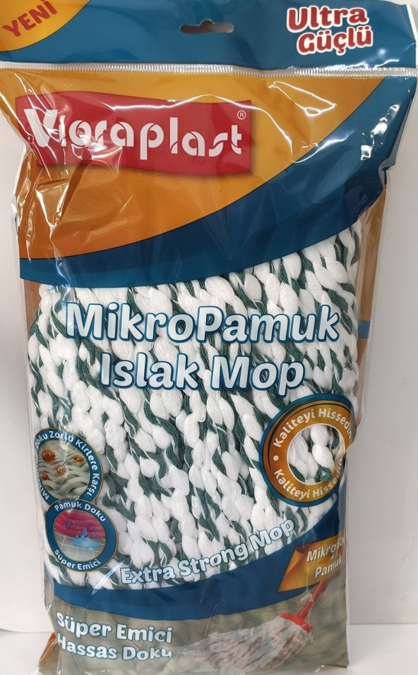 VİORAPLAST VİORAPLAST MİKROPAMUK ISLAK MOP YEDEK ürün görseli 1