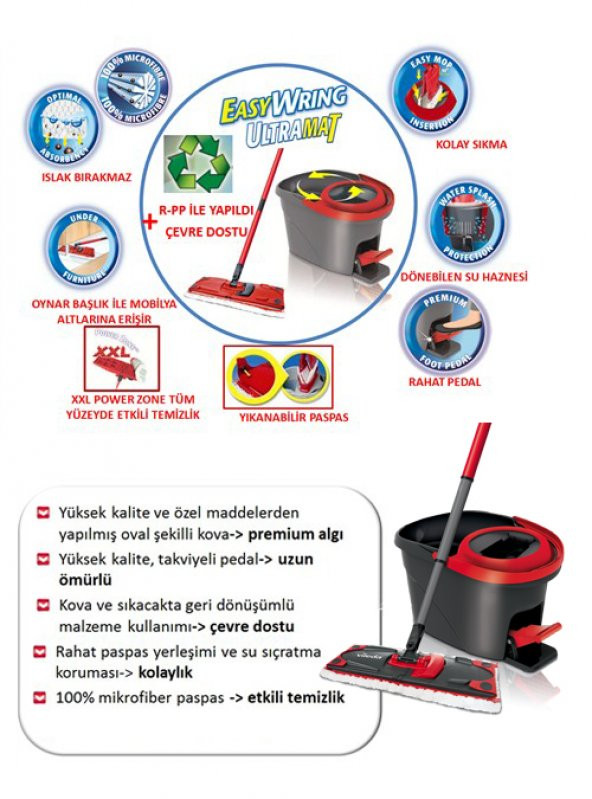Vileda VİLEDA Ultramat TurboTemizlik Sistemi ürün görseli 1