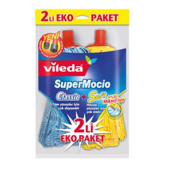 Vileda Vileda Süper Paspas Ekonomik Paket 2li Klasik + Ahşap ürün görseli 1