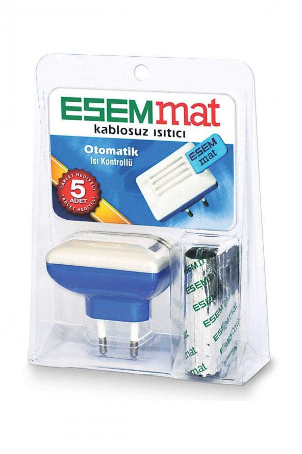 Esemmat Kablosuz Otomatik Isı Kontrollü Cihaz + 10 Yedek TABLET  0122 ürün görseli 1