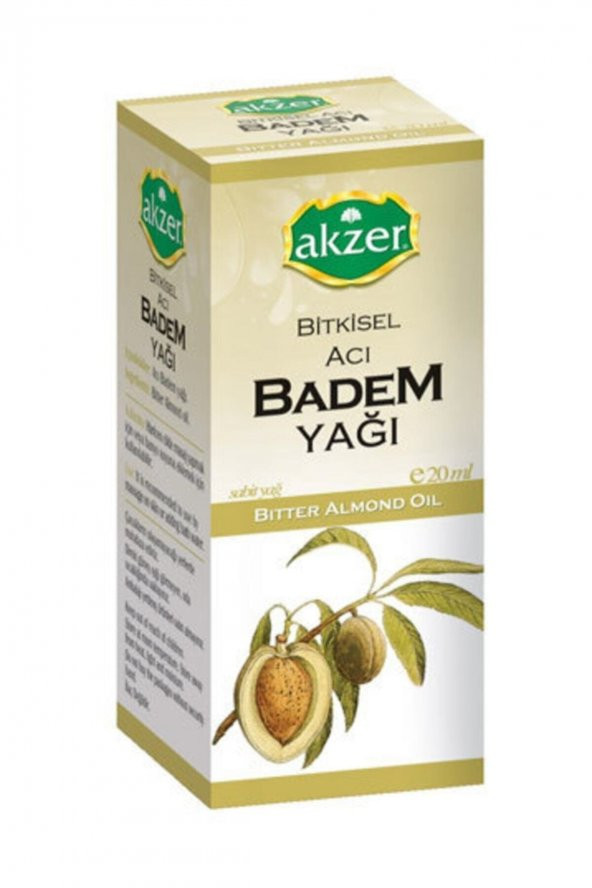 Akzer Acı Badem Yağı 20 Cc ürün görseli 1