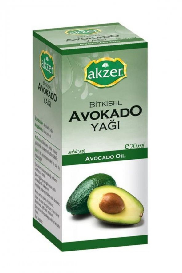 Akzer Avakado Yağı 20 ml ürün görseli 1