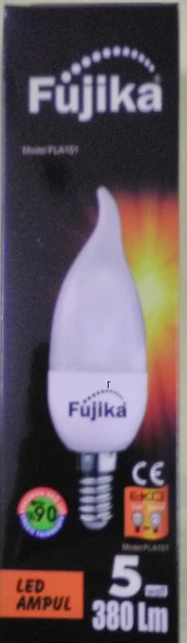 Fujika FUJİKA 5w Mum Led E-14  Ampul beyaz ürün görseli 1