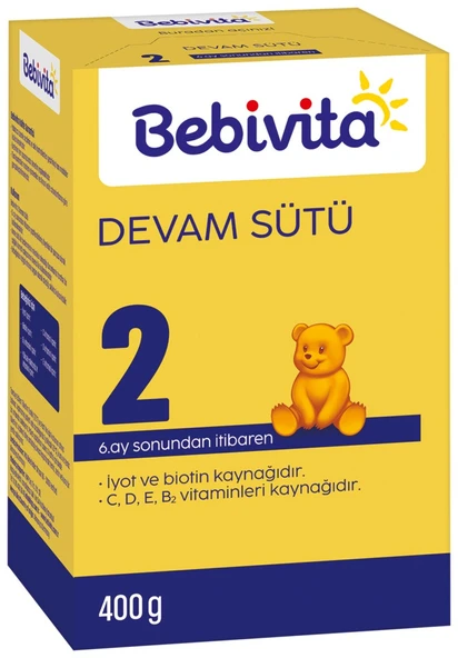 Bebivita Bebivita Devam Sütü 2 Numara 400 Gr ürün görseli 1