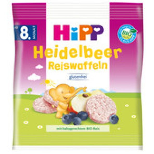 Hipp Hipp Organik Yaban Mersinli Pirinçli Gofret 35 Gr ürün görseli 1