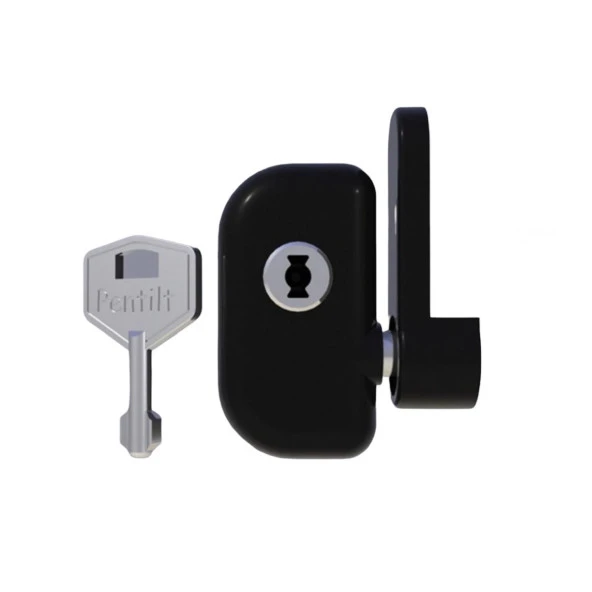 Pentilt Çift Açılım Pvc Pencereler için Çocuk Emniyet Kilidi Siyah ürün görseli 1
