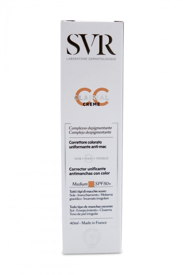 Svr Clairial CC Creme Spf50 Medium - Orta Ton 40 ml - Resim 2