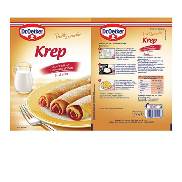 Dr Oetker Krep 3 Adet - Resim 2