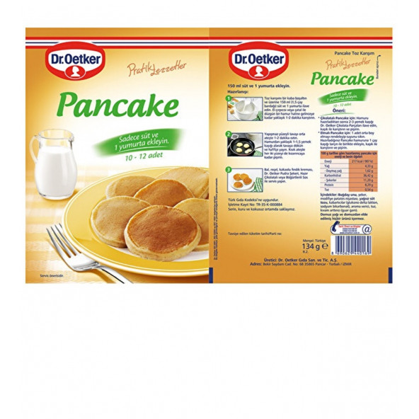 Dr Oetker Pancake 3 Paket - Resim 2