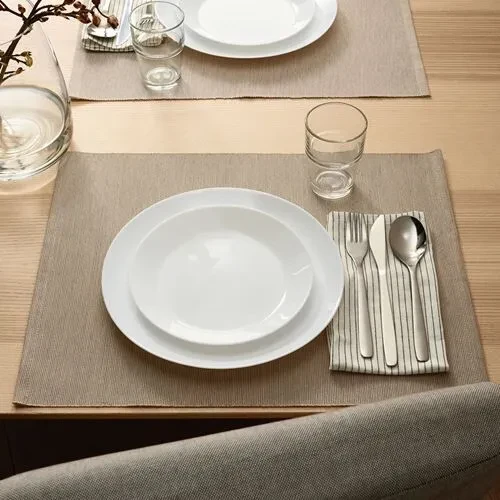 IKEA Oftast Sofra Tatlı Servis Tabağı Beyaz 19 Cm 1 Adet - Resim 2