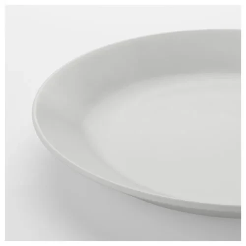 IKEA Oftast Sofra Tatlı Servis Tabağı Beyaz 19 Cm 1 Adet - Resim 3
