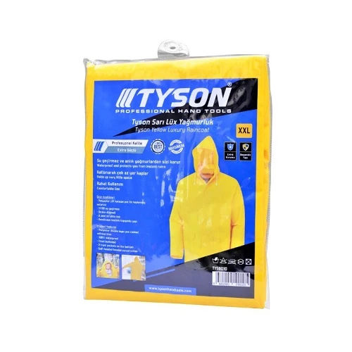 TYSON SARI LÜX YAĞMURLUK TYS9010 ürün görseli 1